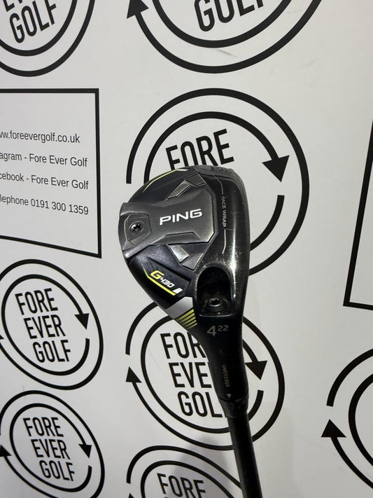 PING G430 4 HYBRID / 22 Degree / Mens RH / 70g Reg Flex / GOOD USED
