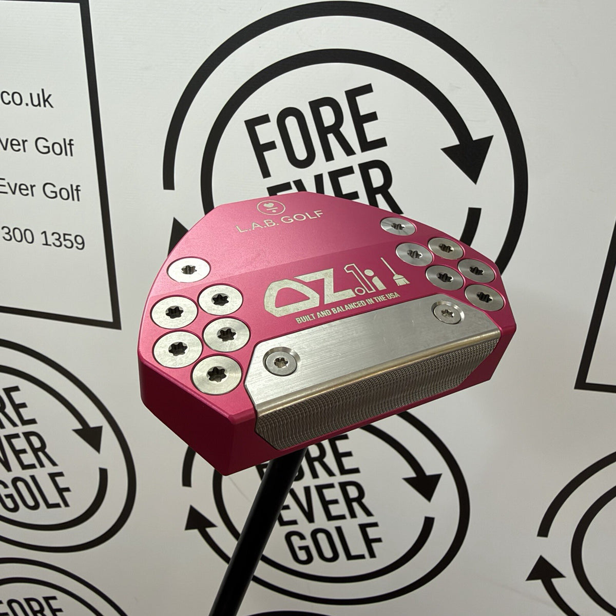 L.A.B GOLF OZ.1i SWEEPER PUTTER / 43” / RH / ACCRA SHAFT /  BRIGHT PINK / MINT
