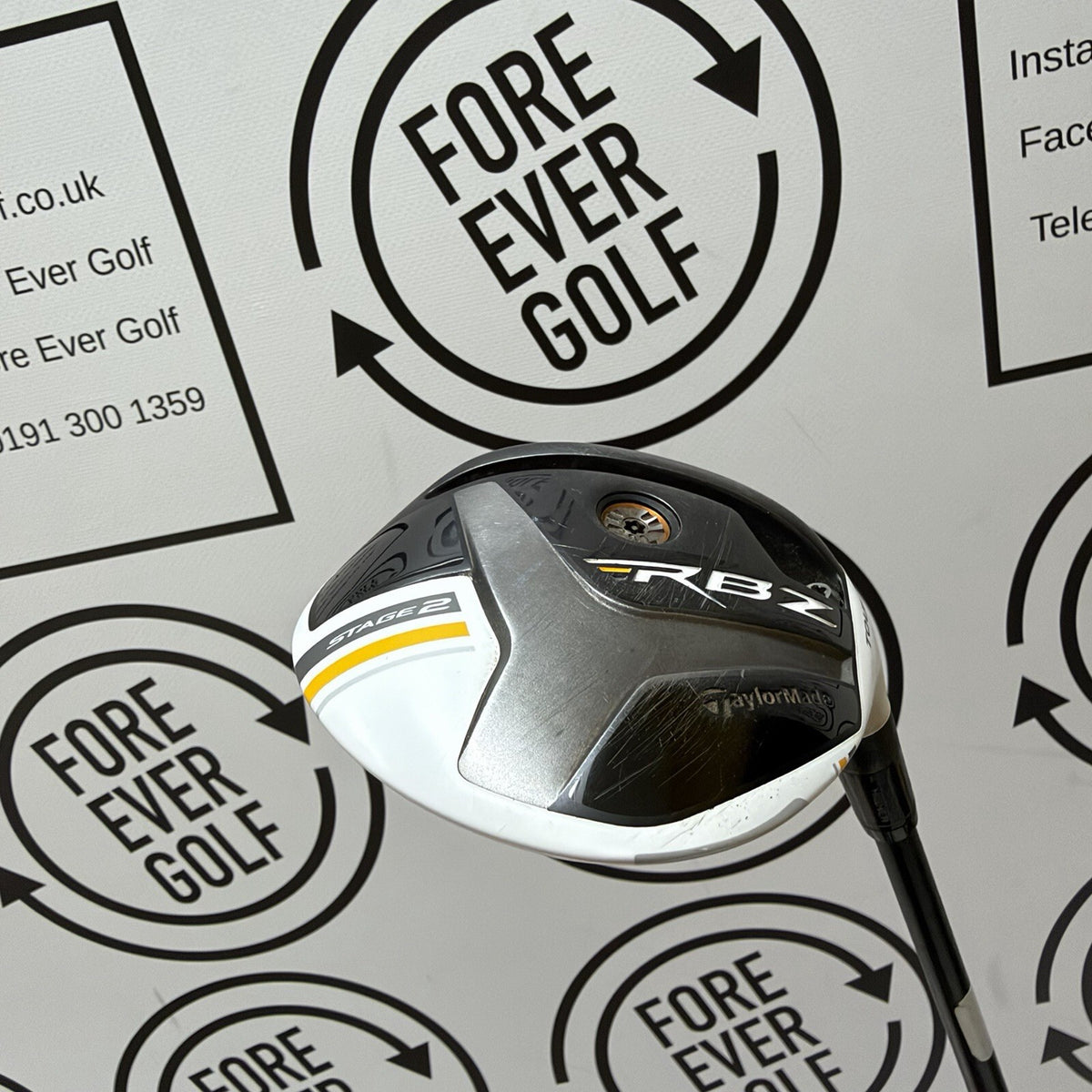 TAYLORMADE RBZ STAGE 2 TOUR 3 WOOD / 14.5 Deg / RH / 70g Stiff Flex / GOOD USED