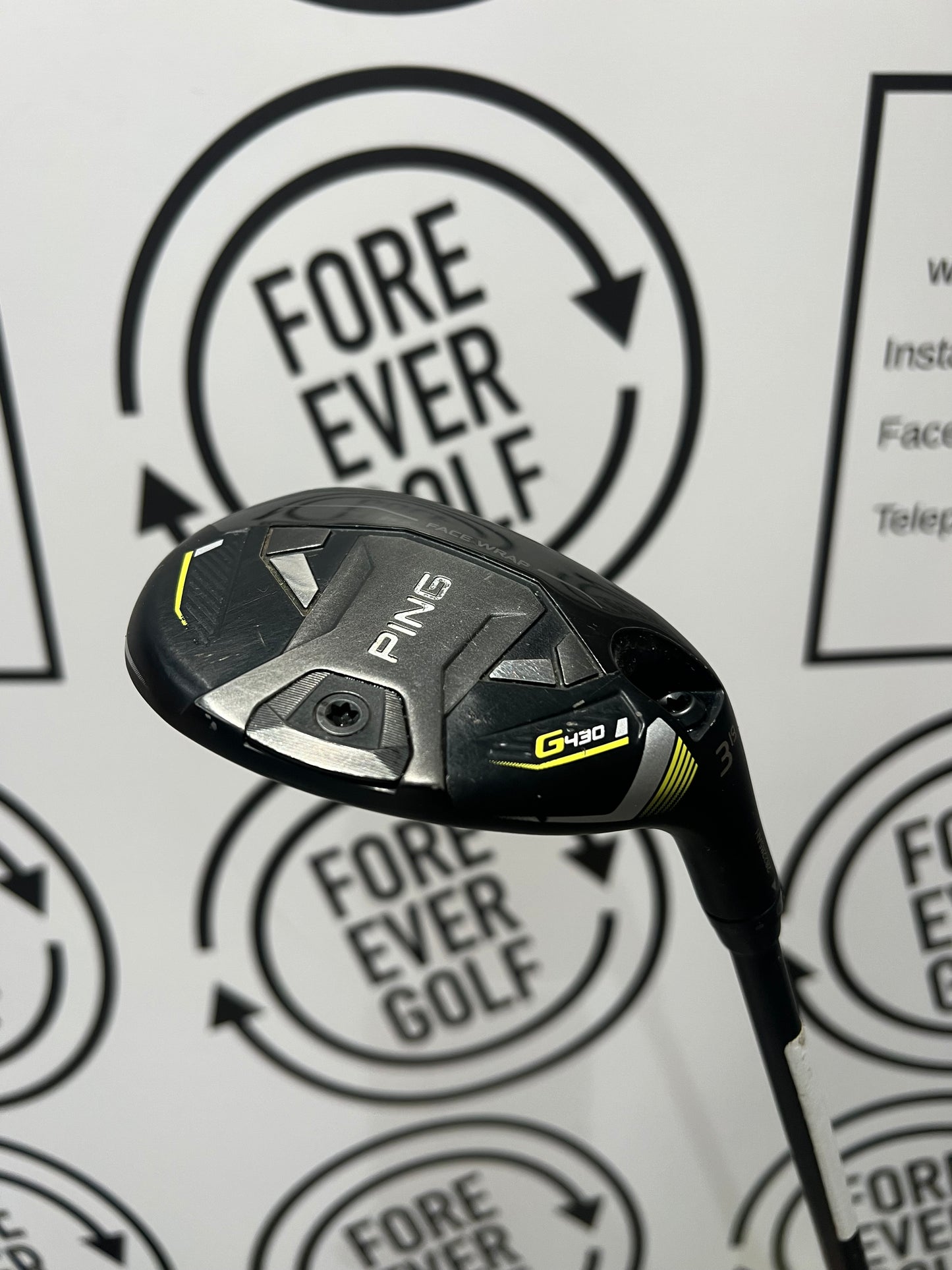 PING G430 3 HYBRID / 19 Deg / RH / 70g Stiff Flex