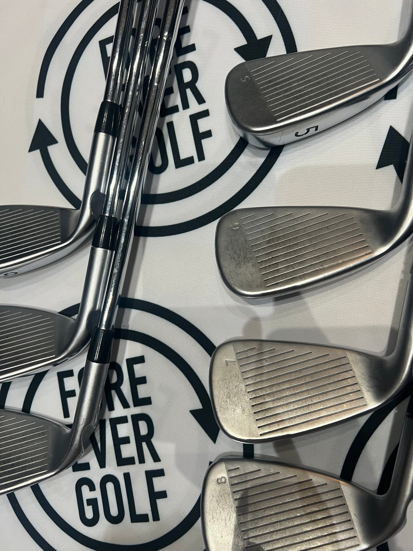 PING G400 IRONS / 5 - UW / Mens RH / Regular Flex / Black Dot