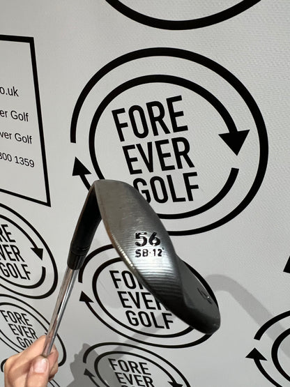 TAYLORMADE MG3 MILLED GRIND 3 SW (56 / SB 12), RH, Black, Wedge Flex