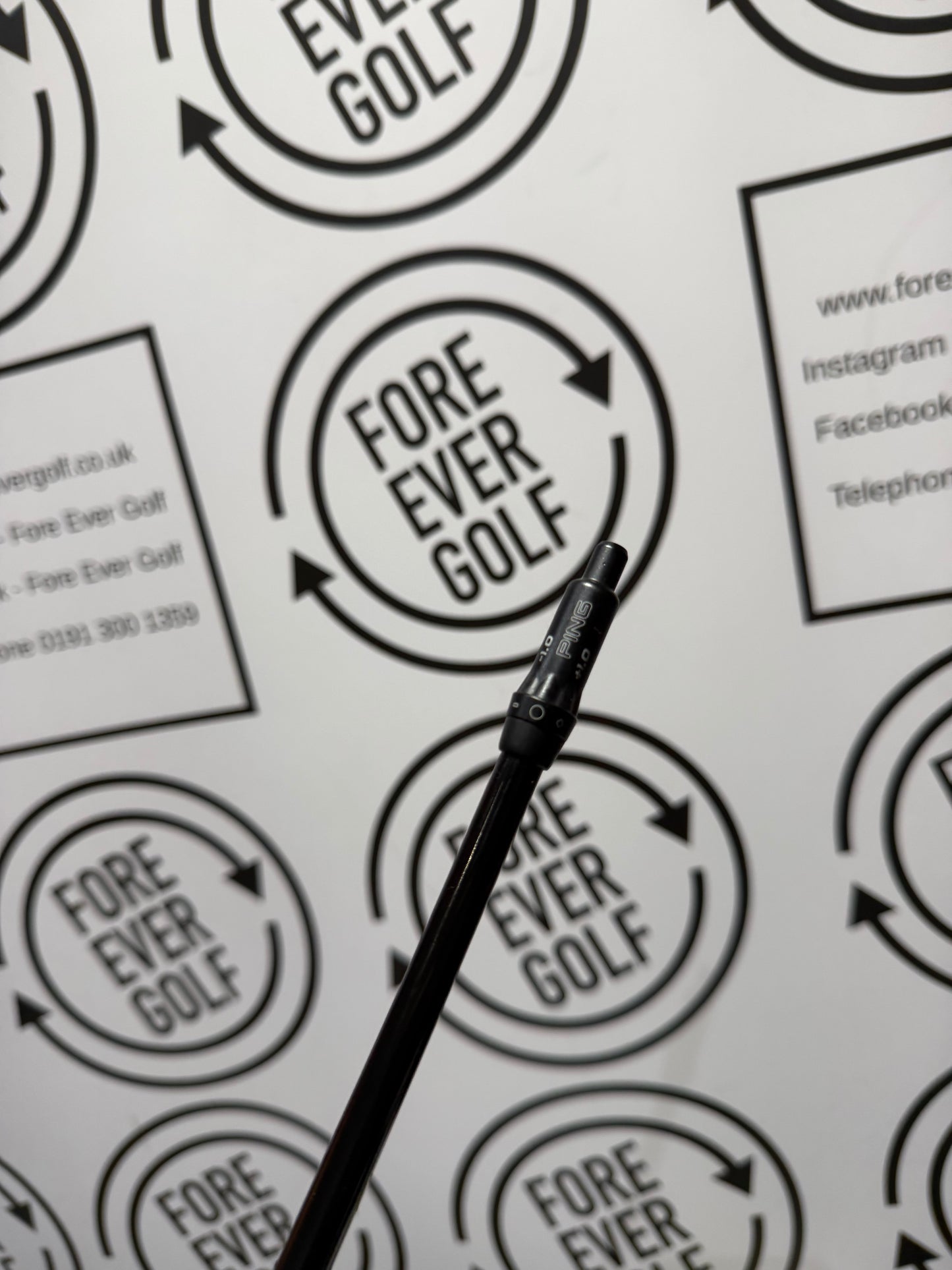 PING 3 WOOD SHAFT / 70g Stiff Flex / KALI WHITE / 42.25” / V.GOOD