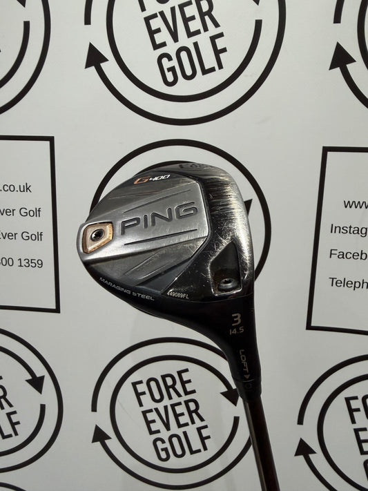 PING G400 3 WOOD / 14.5 Degree / Mens RH / 65g Regular Flex
