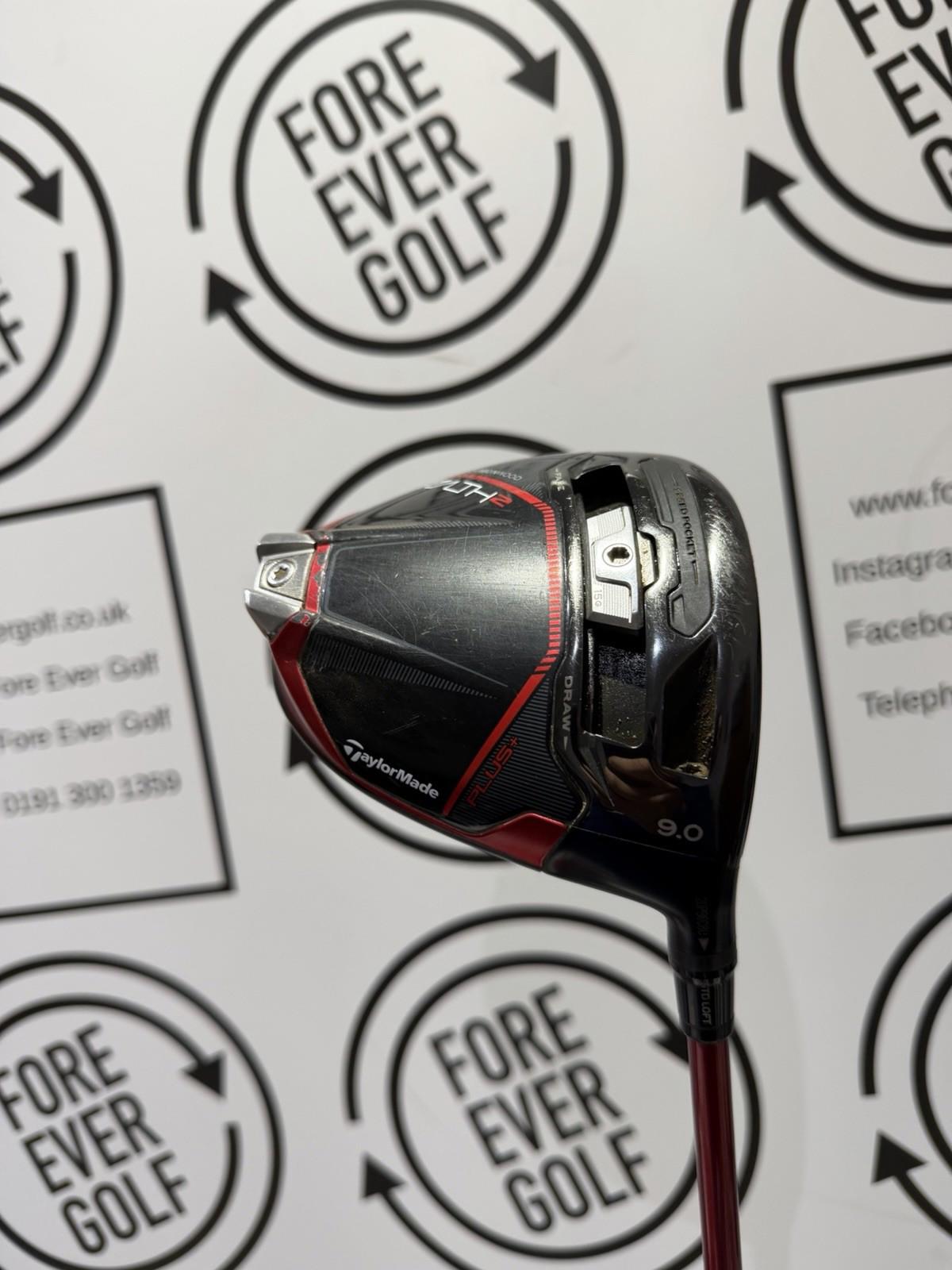 TAYLORMADE STEALTH 2 PLUS+ DRIVER / 9 Deg / RH / 50g Reg Flex / GOOD USED