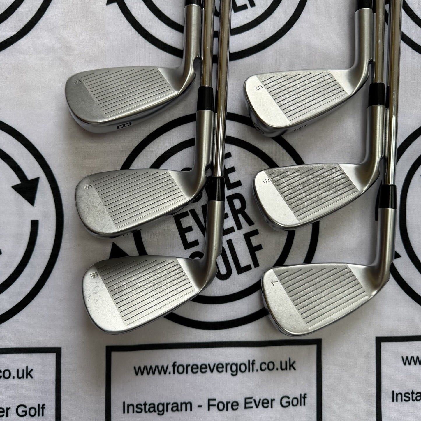 PING G430 IRONS / 5 - PW / Blue Dot / RH / 98g Reg Flex / V.GOOD USED
