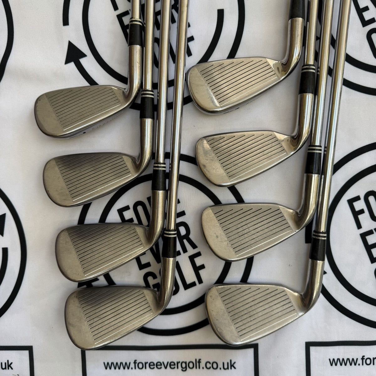 CLEVELAND TA-7 TOUR ACTION IRONS / 3 - PW / Mens RH / Stiff Flex / GOOD USED