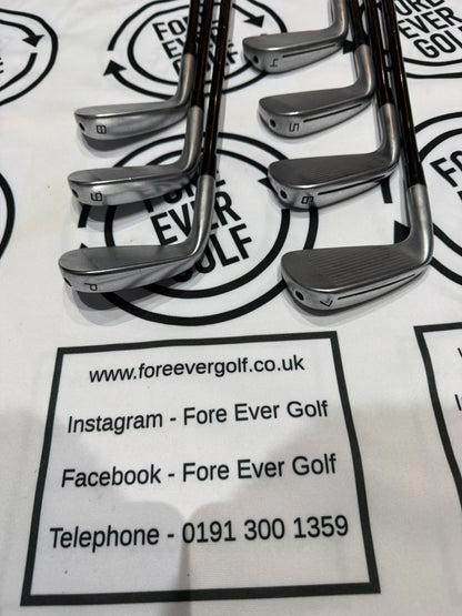 TAYLORMADE P790 (2023) IRONS / 4 - PW / RH / 120g Stiff Flex / GOOD USED