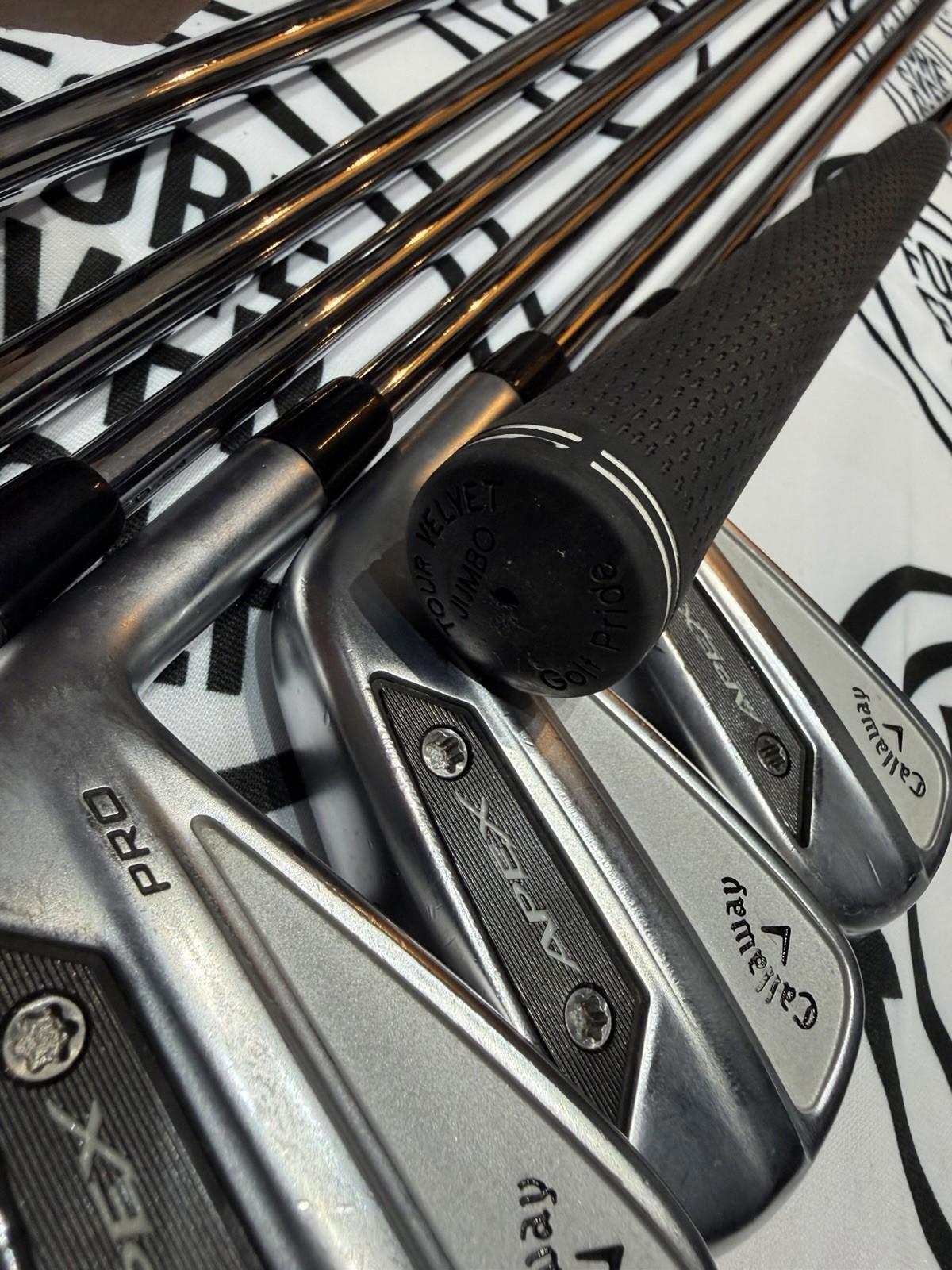 CALLAWAY APEX PRO 2024 IRONS / 4 - PW / Mens RH / Project X 6.5 X Flex Shafts