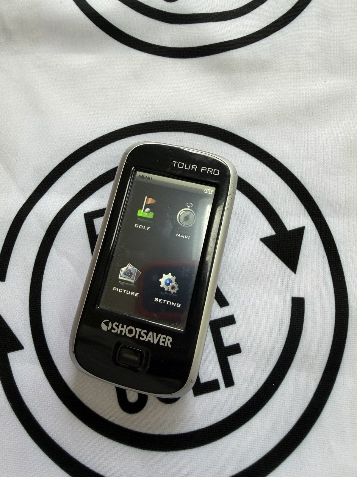 SNOOPER SHOT SAVER TOUR PRO GOLF GPS / HAND HELD / GOOD USED