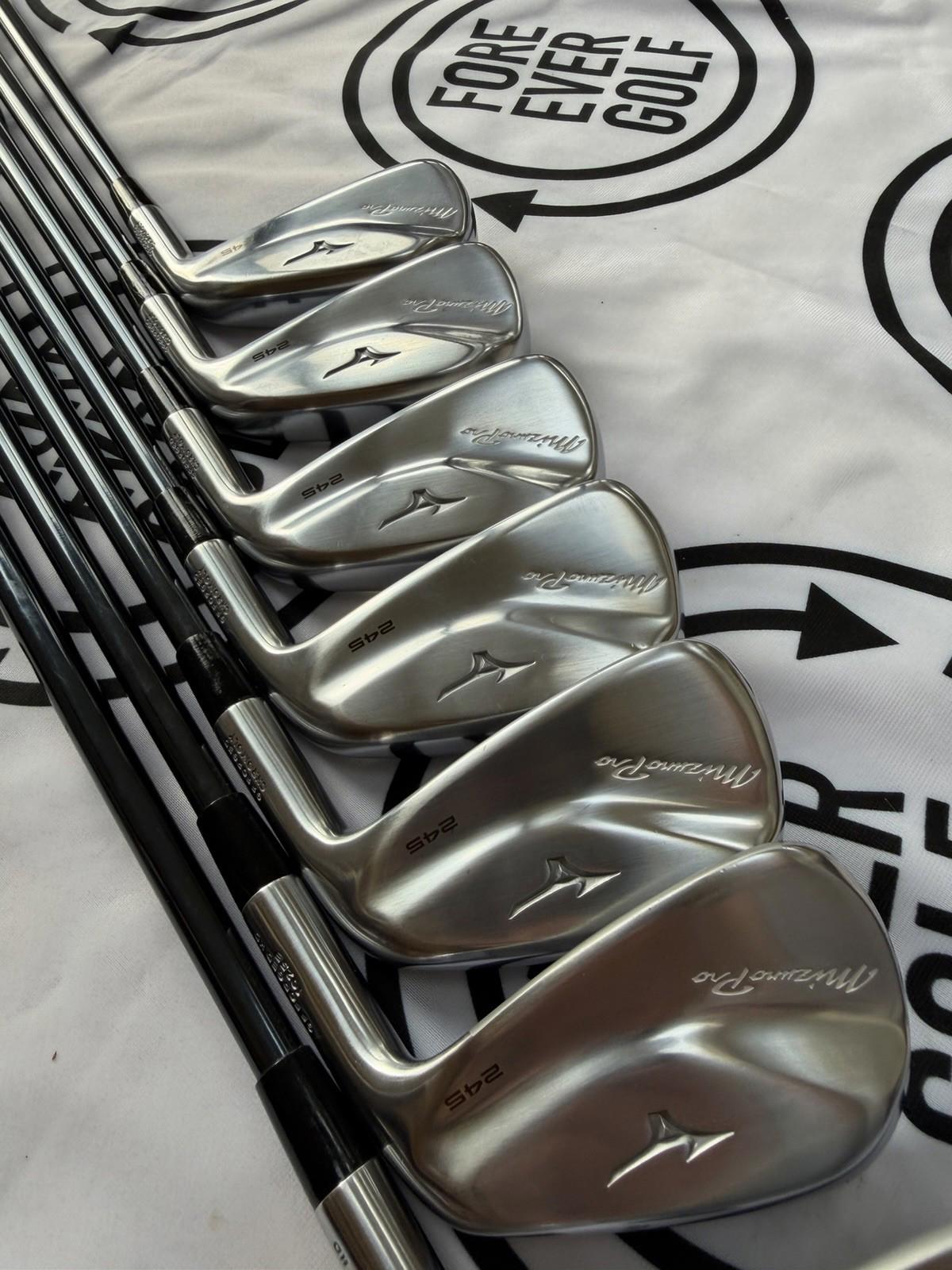 MIZUNO PRO 245 IRONS / 4 - PW / Mens RH 90g Stiff Flex / MINT USED