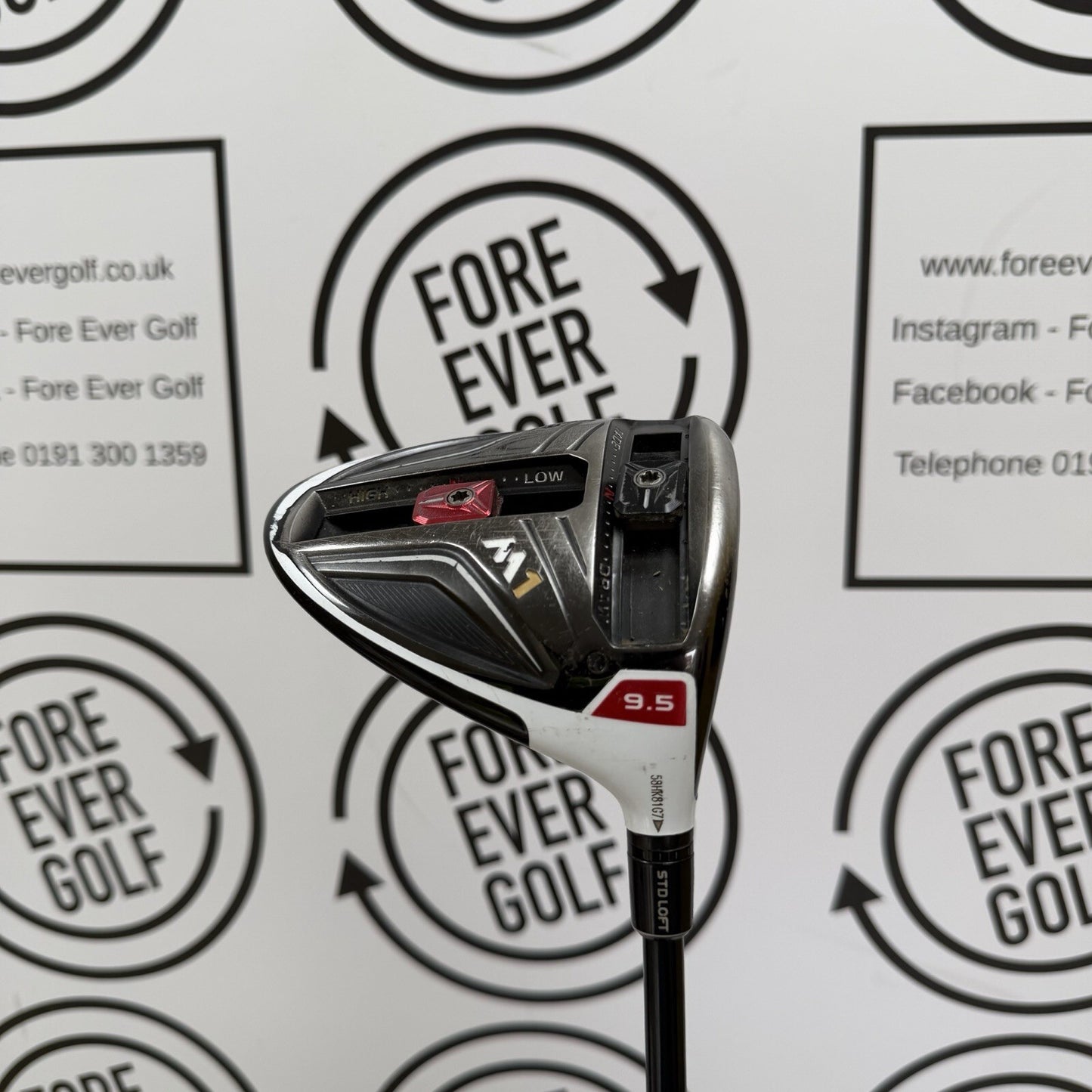 TAYLORMADE M1 460 DRIVER / 9.5 Deg / Mens RH / 50g Reg Flex / GOOD USED