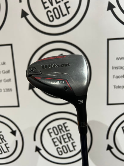 WILSON DYNAPWR 3 WOOD (15 Degree), Mens RH, 70g Stiff Flex