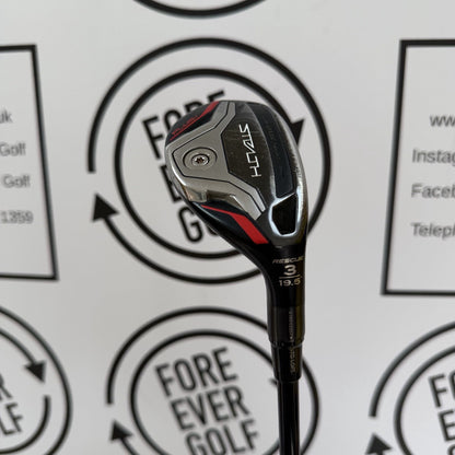 TAYLORMADE STEALTH PLUS+ 3 HYBRID / 19.5 Deg / Mens RH / 75g Stiff Flex / GOOD
