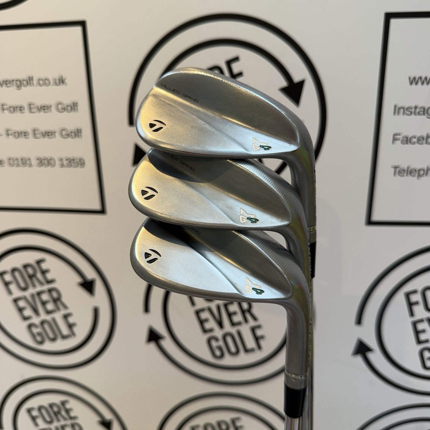 TAYLORMADE MG4 MILLED GRIND 4 WEDGE SET / 50,54,58 / RH / Wedge Flex / GOOD