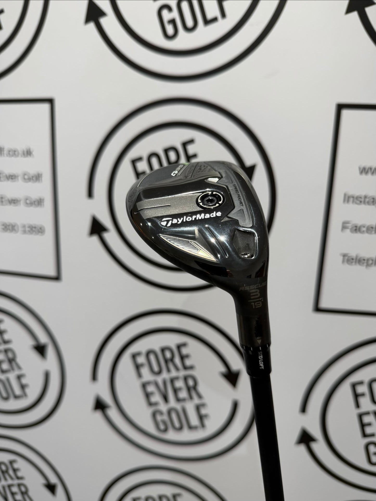 TAYLORMADE Qi35 3 HYBRID / 19 Degree. / RH / 65g Reg Flex