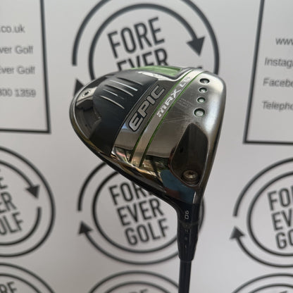CALLAWAY EPIC MAX LS DRIVER / 9 Degree / RH / 70g Stiff Flex / GOOD USED