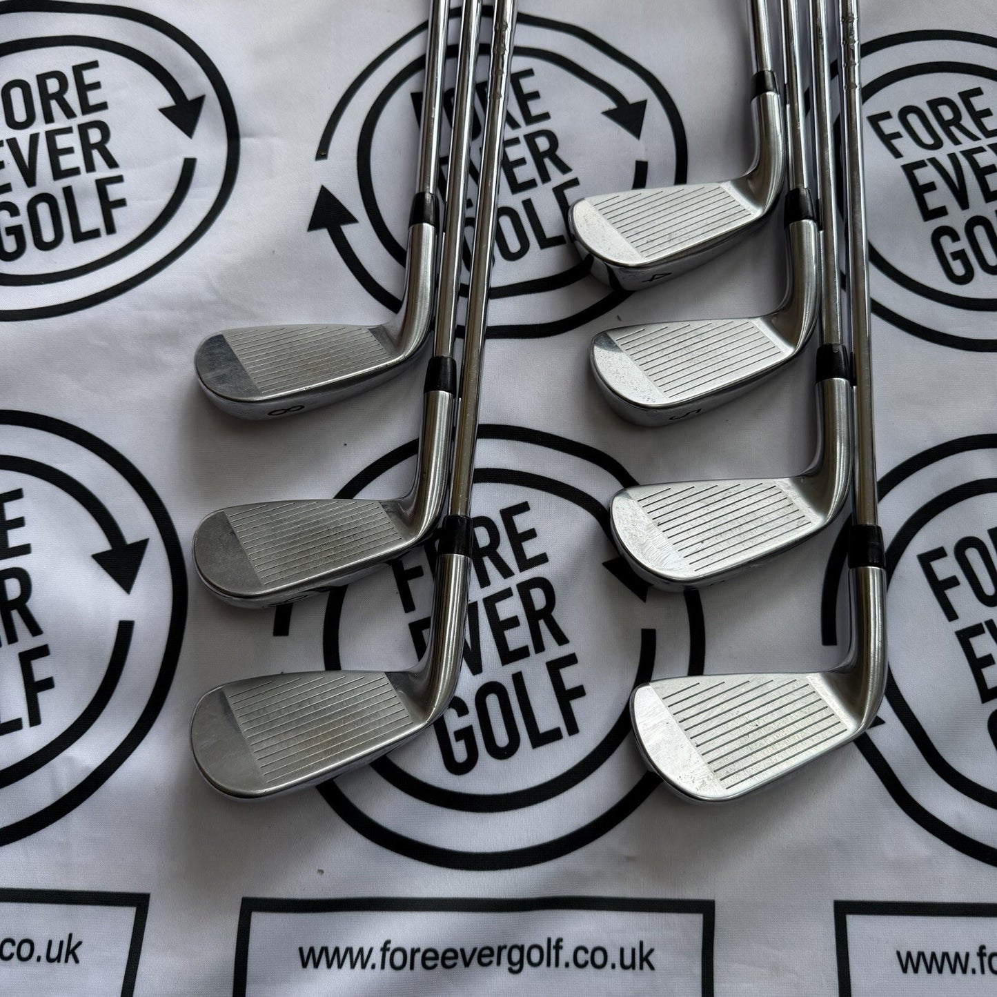 TITLEIST AP3 718 IRONS / 4 - PW / Mens RH / Reg Flex AMT Red Shafts / GOOD USED