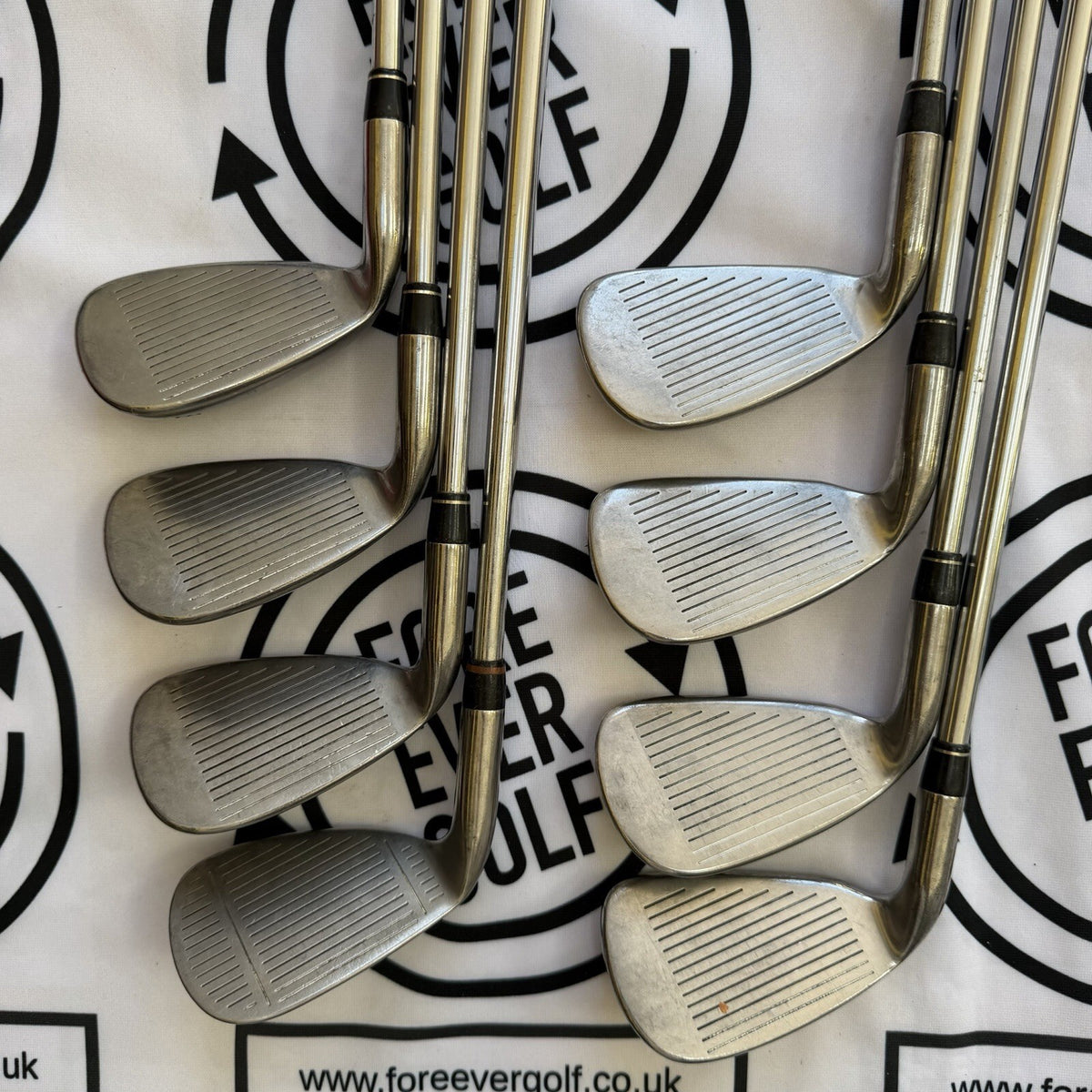 TAYLORMADE RAC OS IRONS / 4 - SW / Mens RH / 80g Reg Flex / GOOD USED