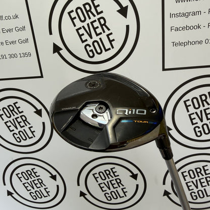 TAYLORMADE Qi10 TOUR 3 WOOD / 15 Deg / RH / OBAN DEVOTION 75g Stiff Flex