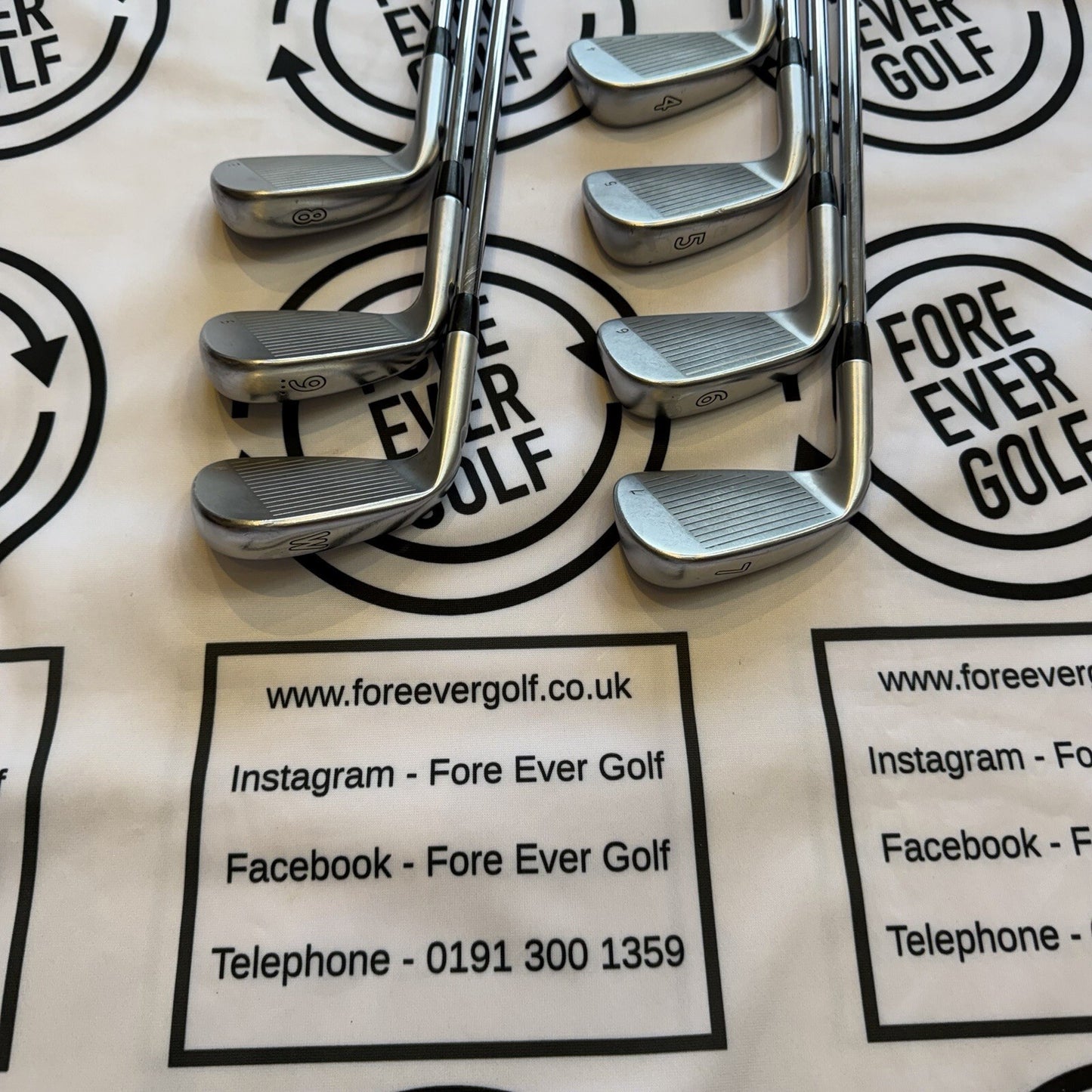 PING i200 IRON SET / 4 - PW / RH / BLUE DOT / 105g Reg Flex / GOOD USED