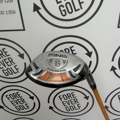 PING G10 3 HYBRID / 18 Degree / RH / 84g Reg Flex / GOOD USED