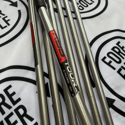 COBRA KING FORGED CB/MB BLACK IRONS / 4 - PW / 120g Stiff Flex / OK USED