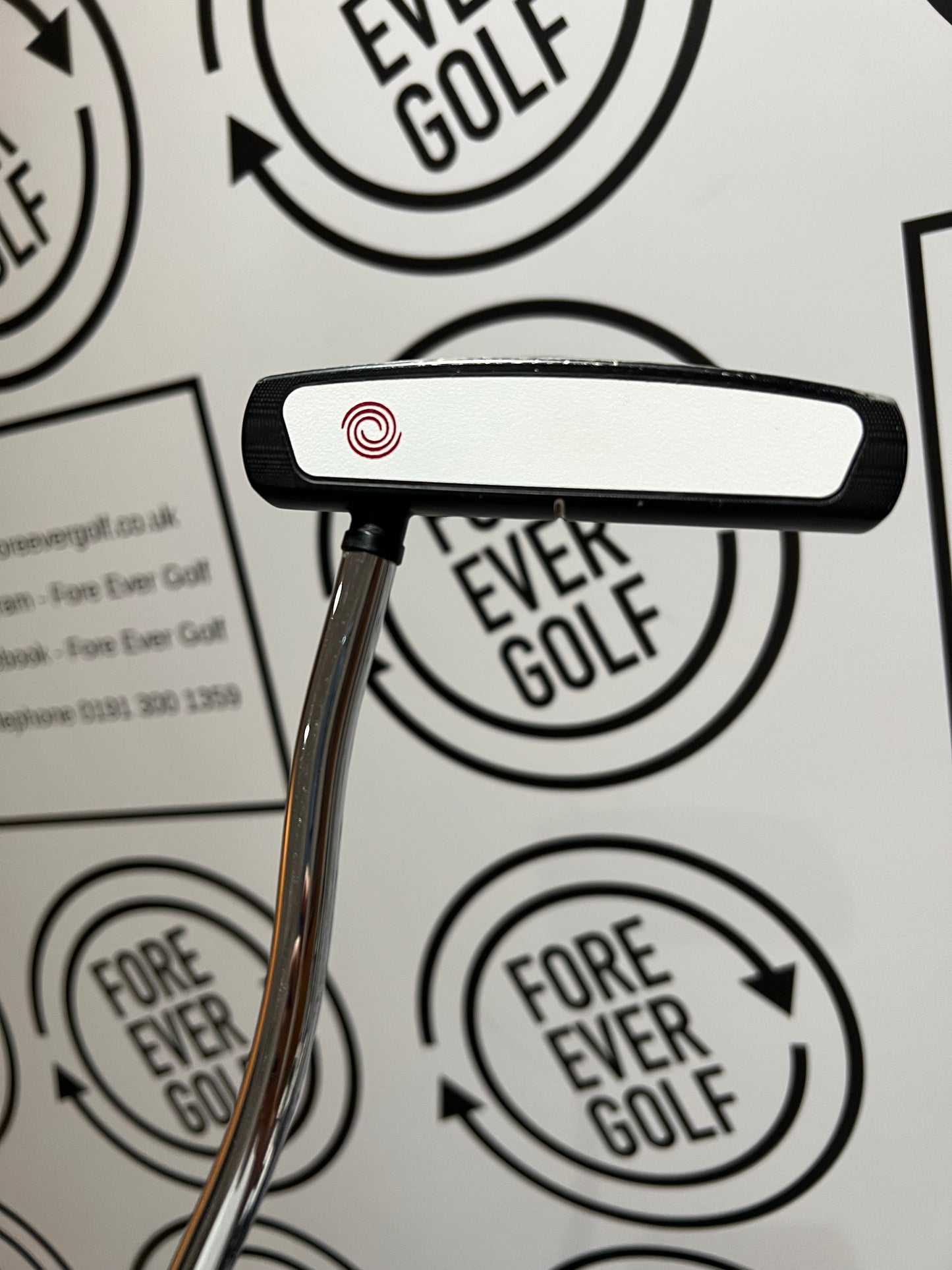 ODYSSEY WHITE HOT VERSA DOUBLE WIDE PUTTER / UST STABILITY SHAFT / 34” / RH
