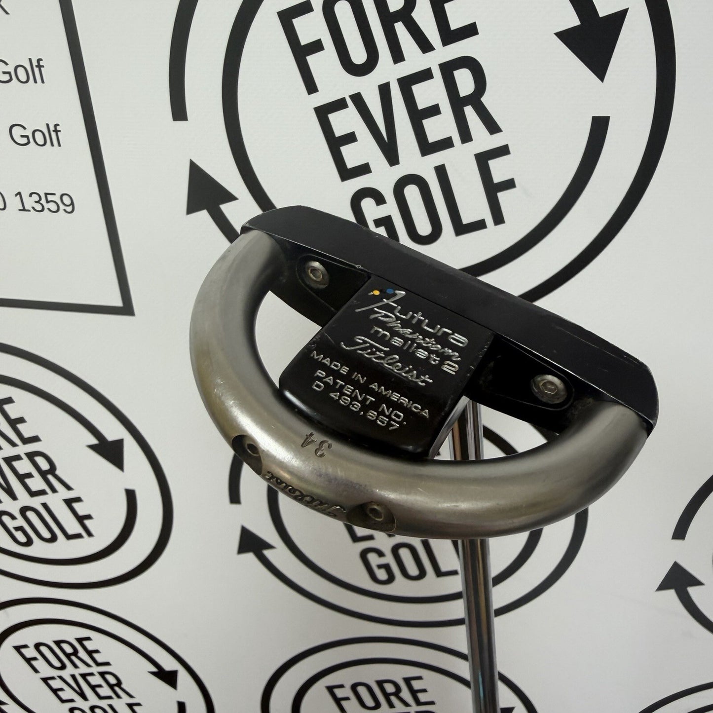 SCOTTY CAMERON FUTURA PHANTOM MALLET 2 PUTTER / 34” / RH / GOOD USED