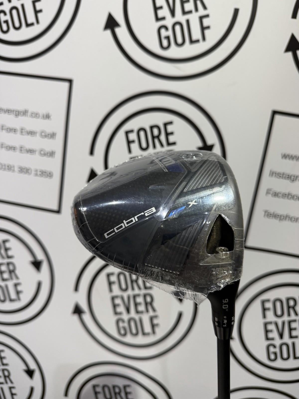 COBRA OPTM X DRIVER / 9 Degree / RH / 40g Lite Regular Flex / NEW