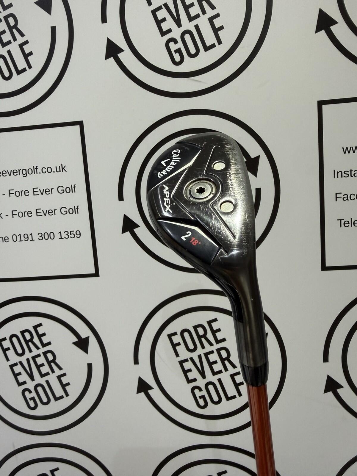 CALLAWAY APEX (‘19) 2 HYBRID / 18 Degree / RH / Graphite Design TOUR AD Di 95g X