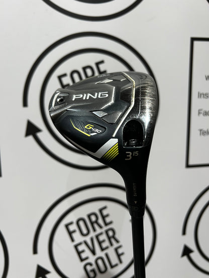 PING G430 MAX 3 WOOD / 15 Deg / Mens RH / 65g Stiff Flex