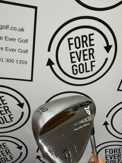 TAYLORMADE MILLED GRIND CHROME WEDGES / 52 & 60 / Mens RH / Wedge Flex