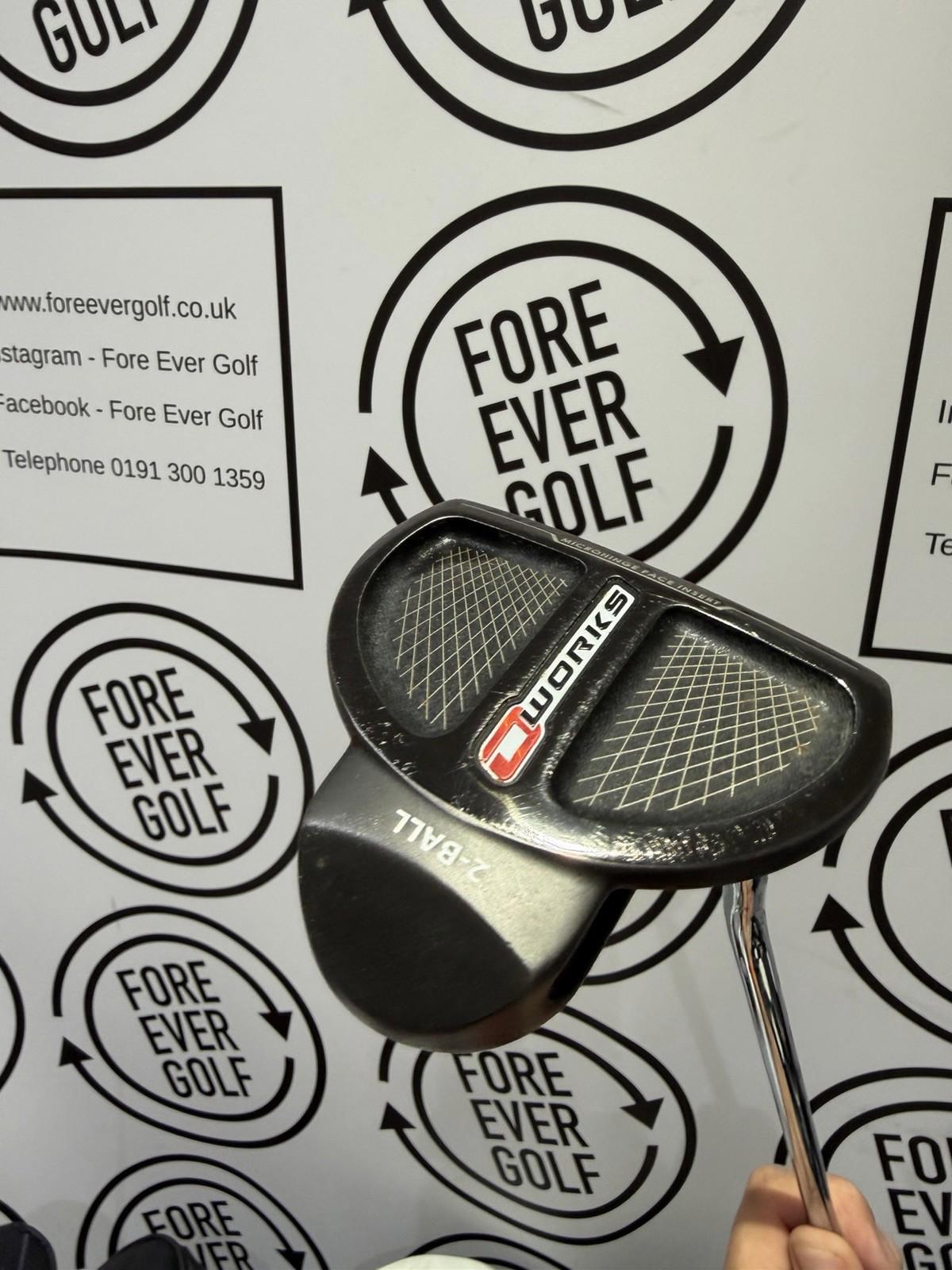 ODYSSEY O-WORKS 2 BALL PUTTER / Mens RH / 34” / V.GOOD USED