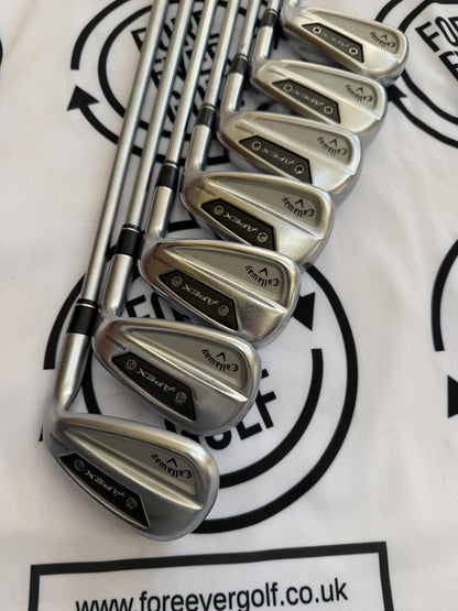 CALLAWAY APEX Ai300 IRONS / 5 - AW / Mens RH / 110g Stiff Flex / V.GOOD USED