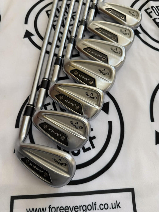 CALLAWAY APEX Ai300 IRONS / 5 - AW / Mens RH / 110g Stiff Flex / V.GOOD USED