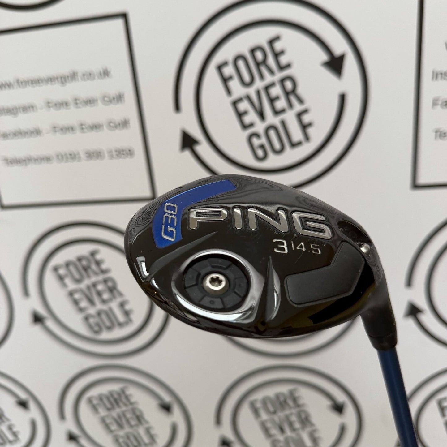 PING G30 3 WOOD / 14.5 Degree / RH / Regular Flex / V.GOOD USED