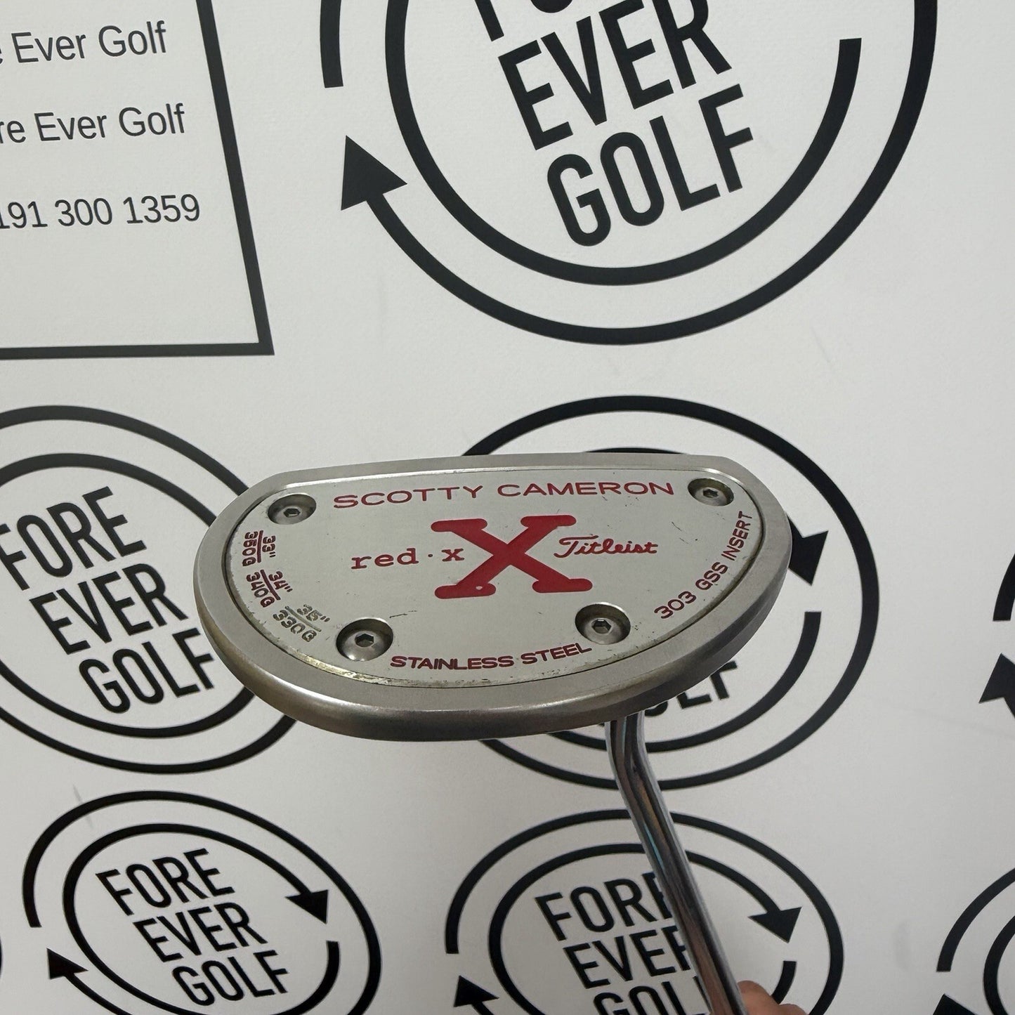 SCOTTY CAMERON RED-X PUTTER / 35” / Mens RH / GOOD USED