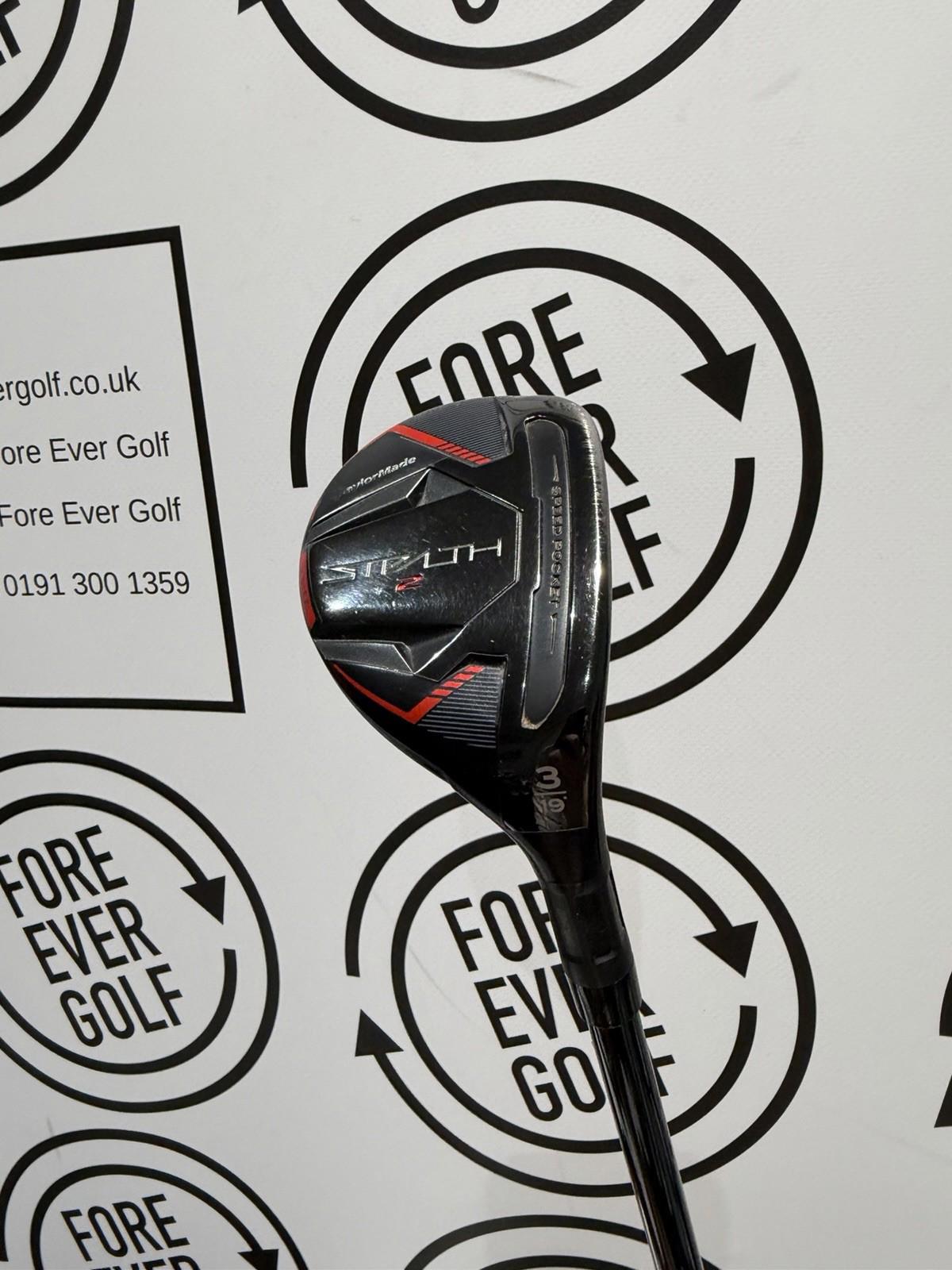 TAYLORMADE STEALTH 2 3 HYBRID / 19 Deg / RH / 70g Stiff Flex / V.GOOD USED