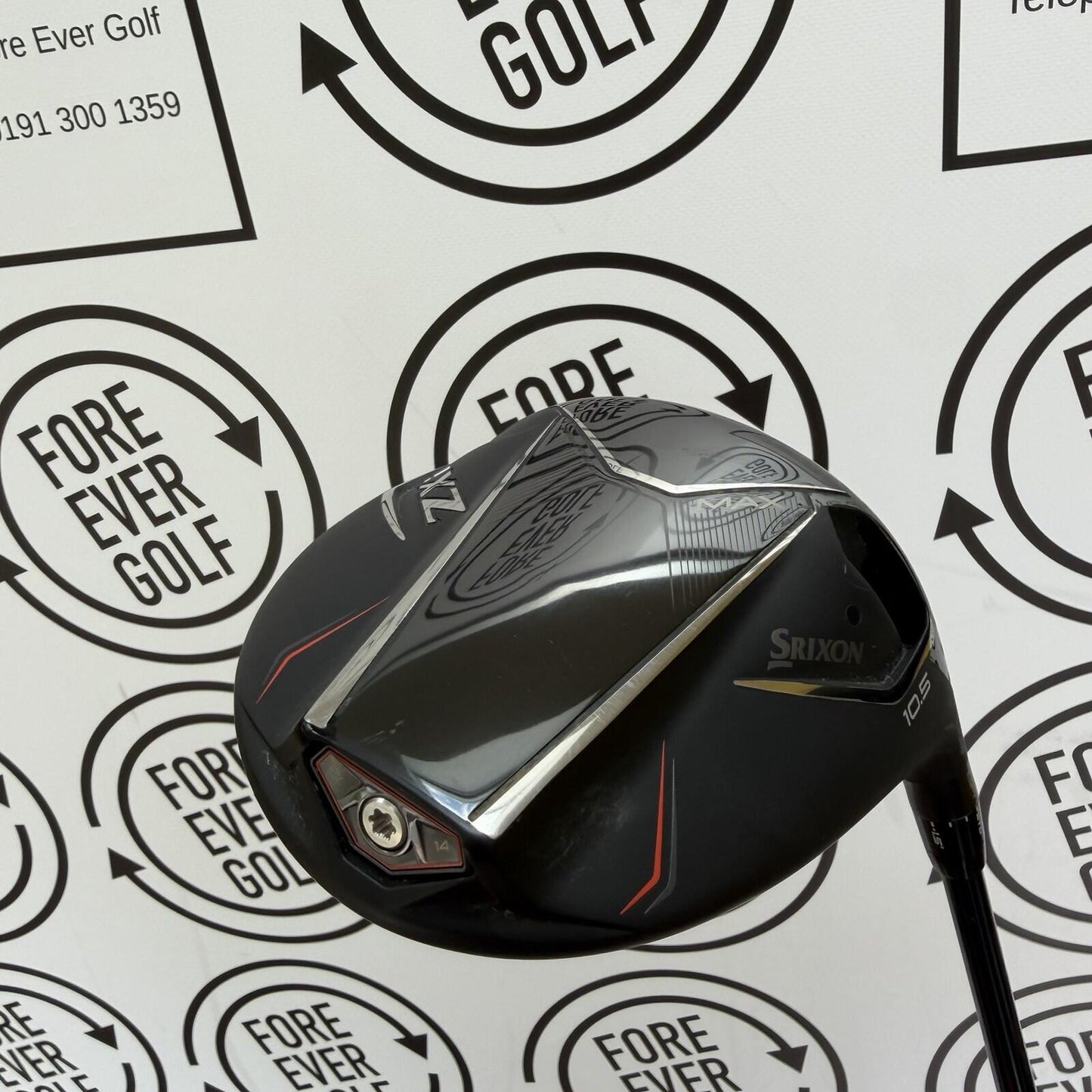 SRIXON ZXi MAX DRIVER / 10.5 Deg / Mens RH / 60g Reg Flex / MINT USED