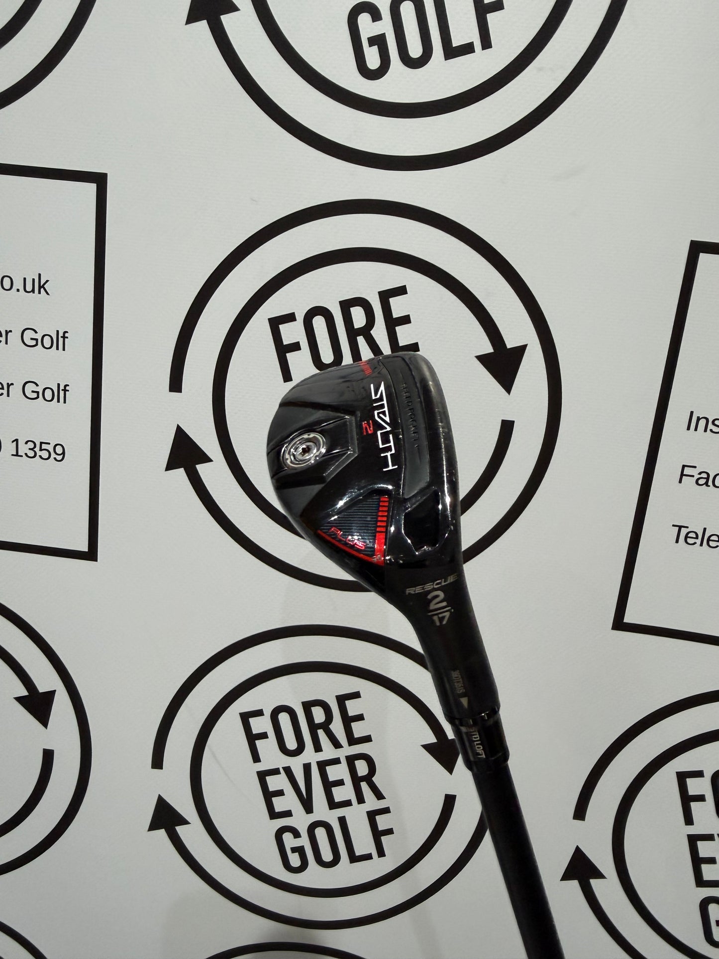 TAYLORMADE STEALTH 2 PLUS 2 HYBRID / 17 Degree / RH / 75g Stiff Flex