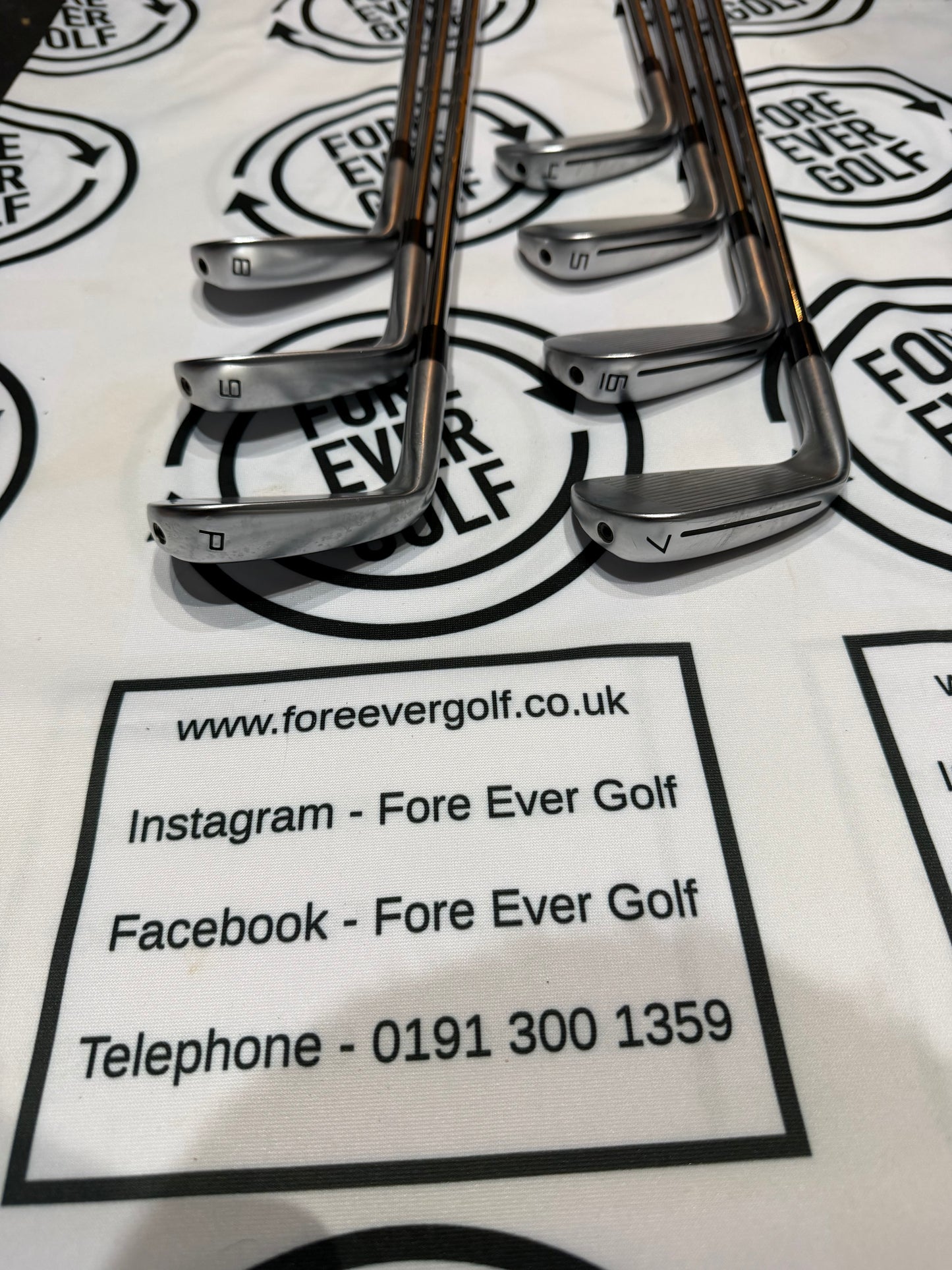 TAYLORMADE P770 (2023) IRONS / 4 - PW / TOUR FST Stiff Flex / RH