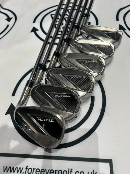 TAYLORMADE STEALTH IRONS / 5- PW / RH / Regular Flex