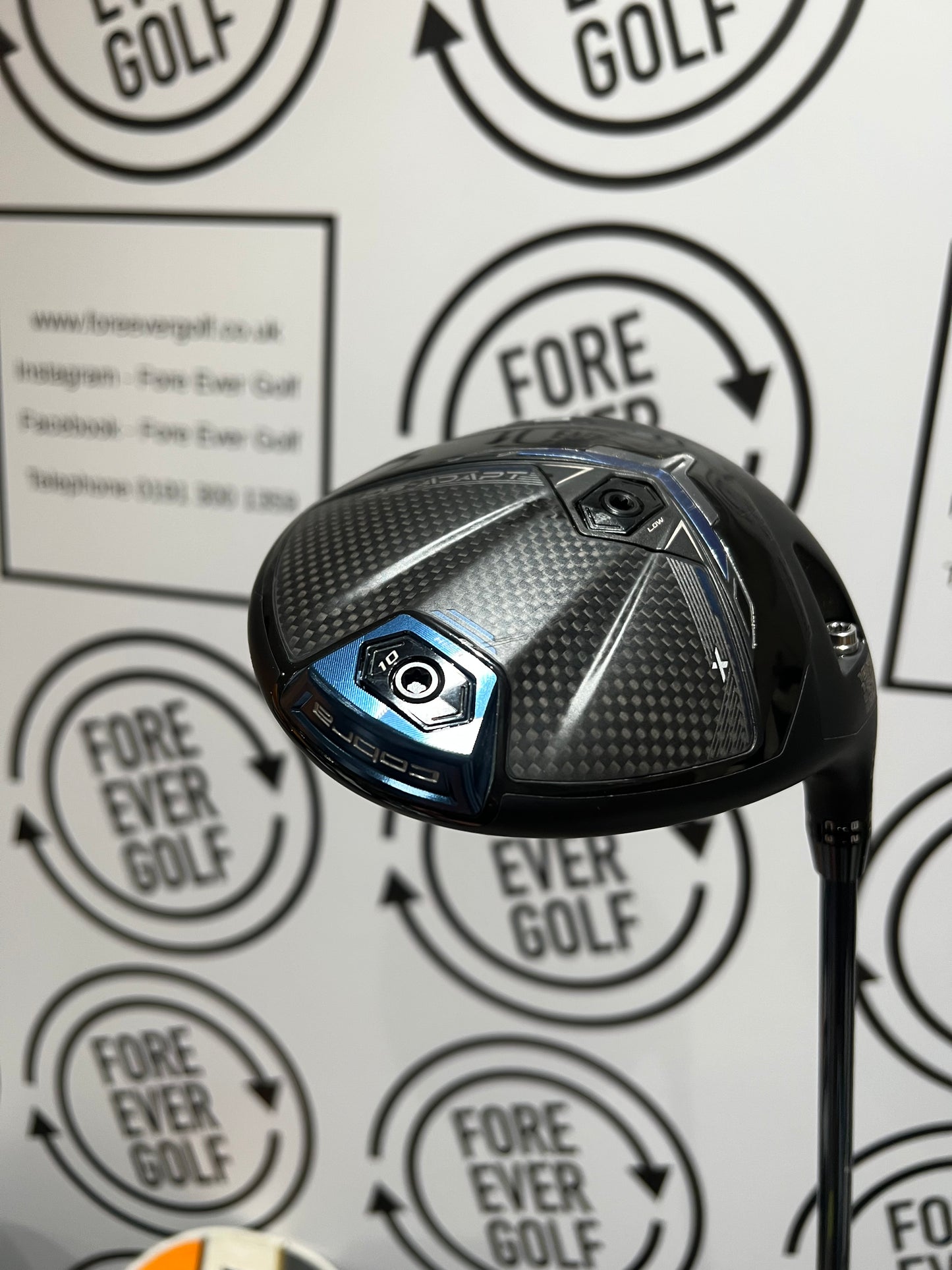 COBRA DS ADAPT X DRIVER / 10.5 Deg / Mens RH / 60g Stiff Flex