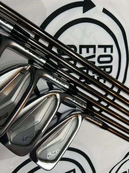 PING i210 IRONS / 5 - PW / BLUE DOT / RH / Reg Flex Graphite Shafts