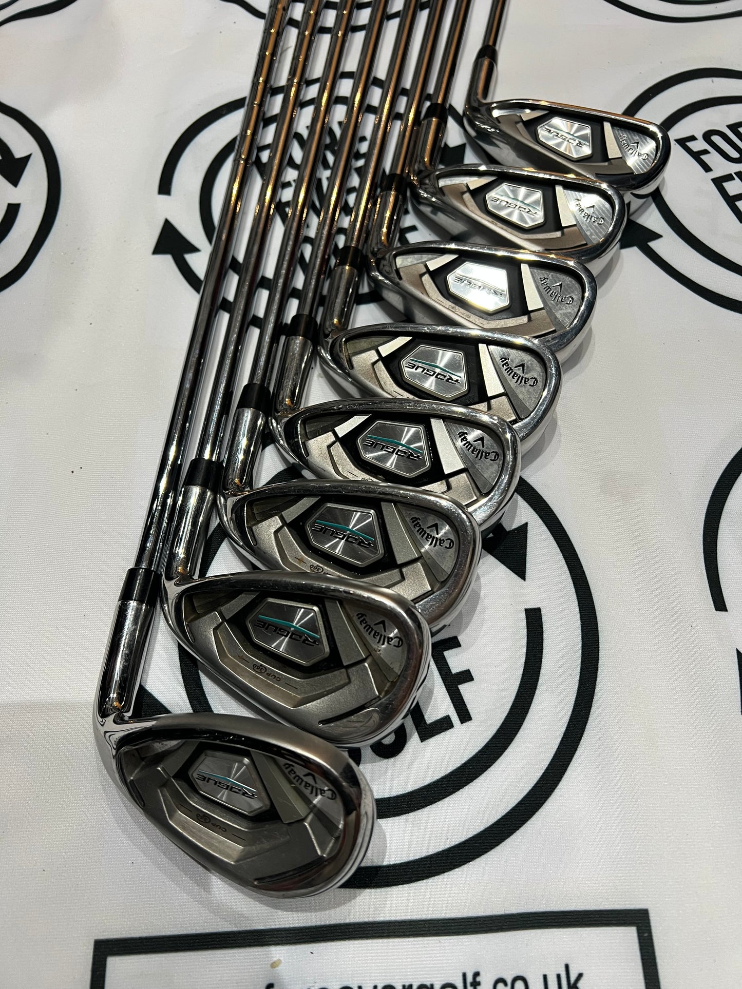 CALLAWAY ROGUE CF-18 IRONS / 4 - SW / Mens RH / 95g Stiff Flex
