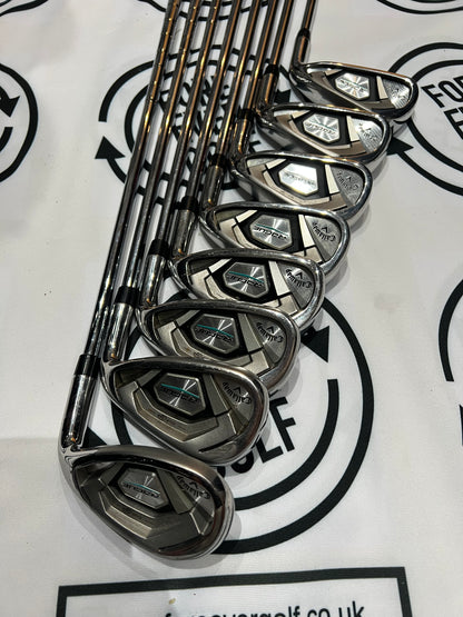 CALLAWAY ROGUE CF-18 IRONS / 4 - SW / Mens RH / 95g Stiff Flex
