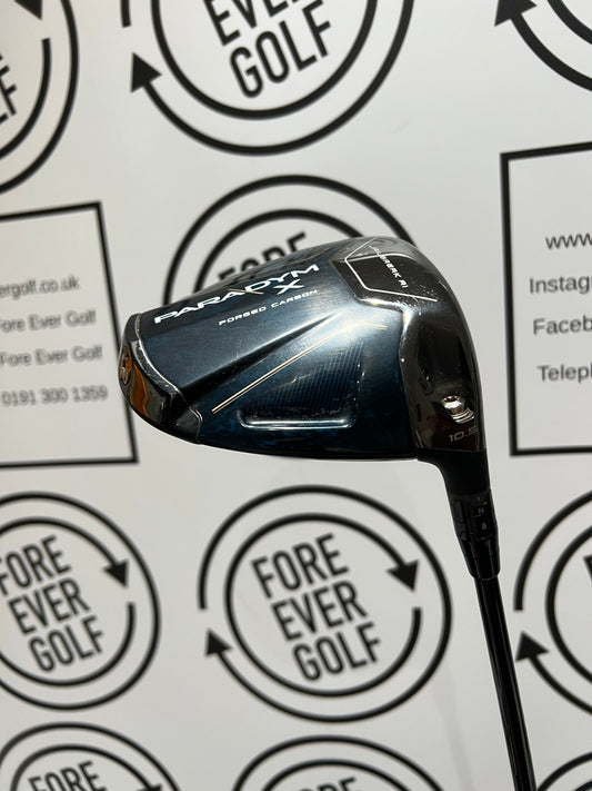 CALLAWAY PARADYM X DRIVER / 10.5 Degree / RH / 65g Stiff Flex