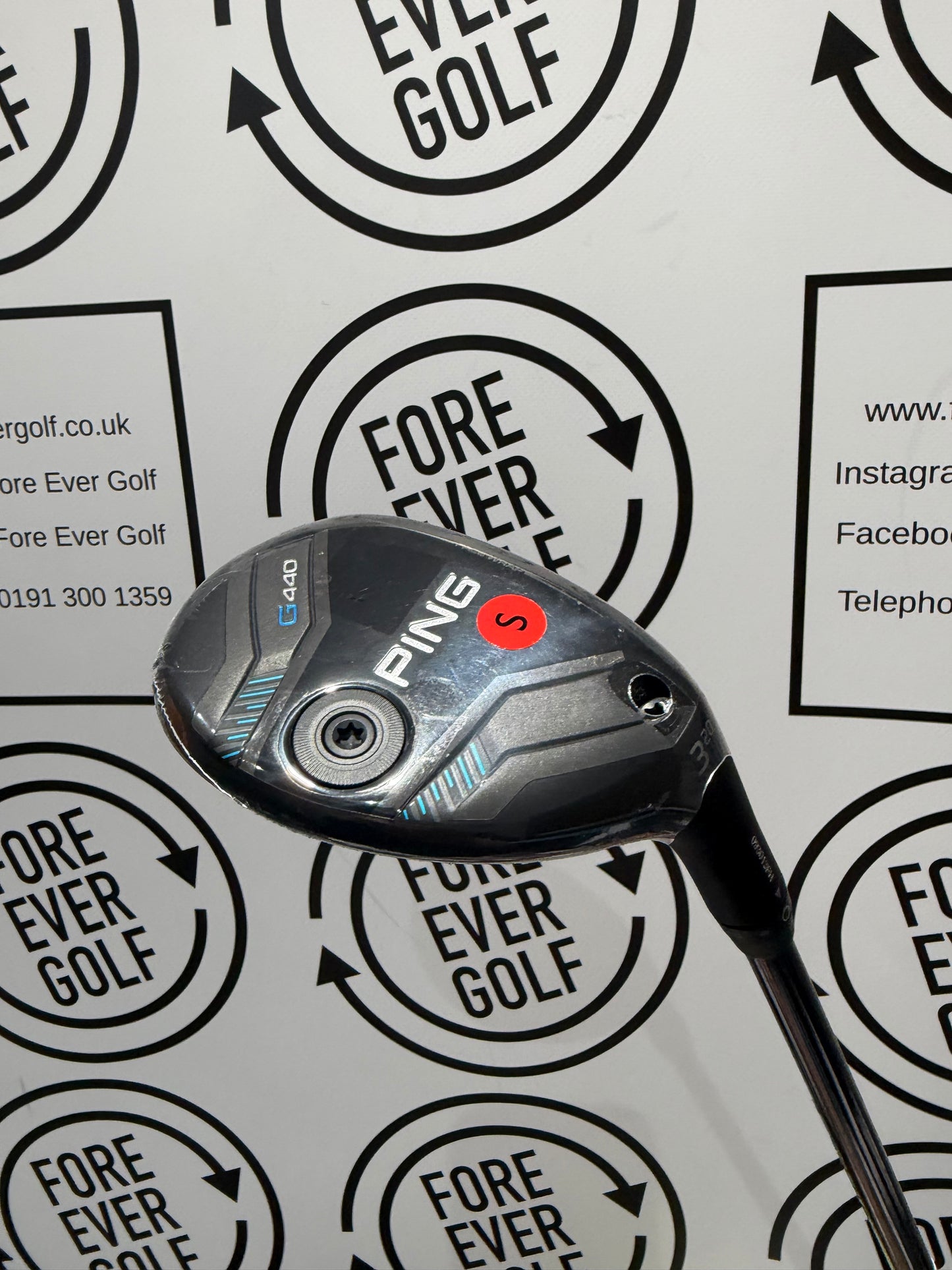 PING G440 3 HYBRID / 20 Degree / Mens RH / 95g Stiff Flex