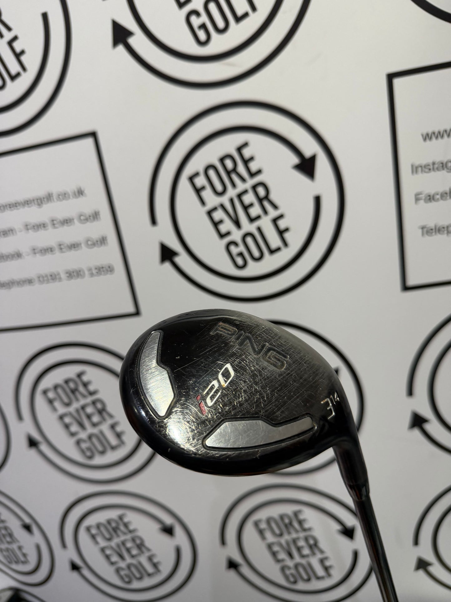 PING i20 3 WOOD / 14 Degree / Mens RH / 70g Reg Flex / GOOD USED